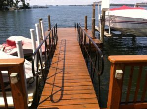 Dock stain example